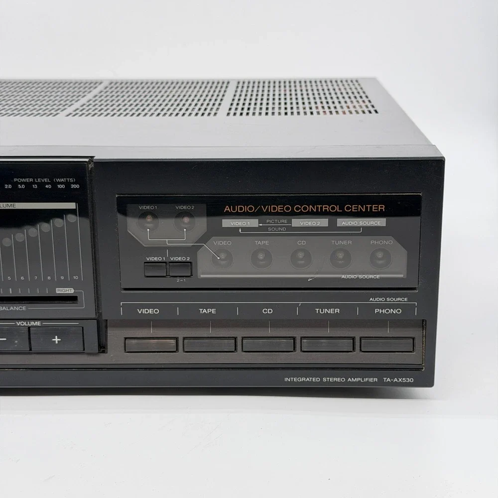 Sony TA-AX530 Integrated Stereo Amplifier AV Control Center Made in Japan Black
